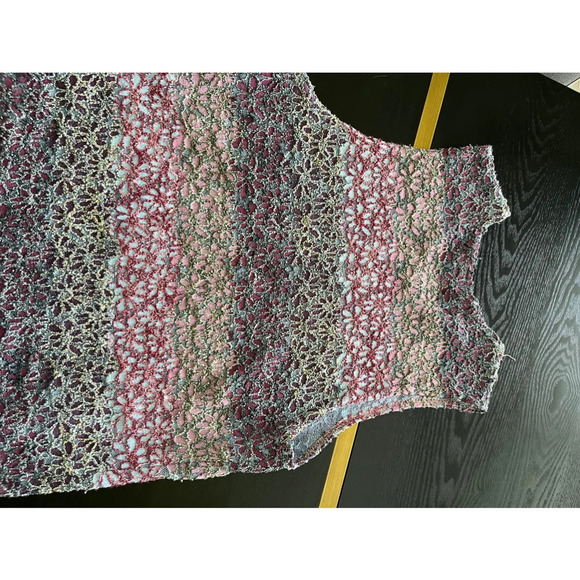 Vintage Ninety Women's Crocheted Tank Medium EUC - Picture 5 of 8